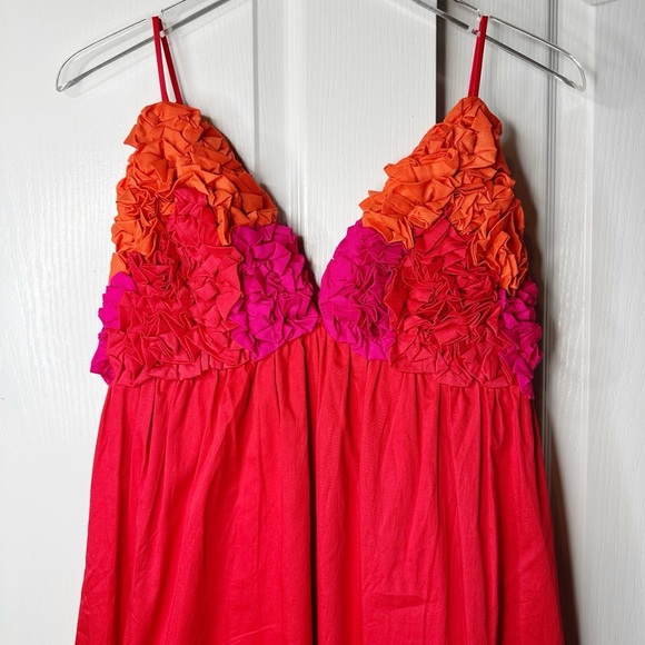 NWT Mara Hoffman Women's Annika Dress Red Size Medium - Picture 6 of 12